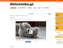 Tablet Screenshot of gifowisko.pl